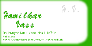 hamilkar vass business card